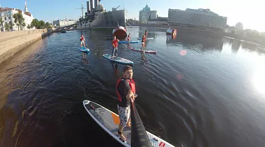 SUP-прогулка в Санкт-Петербурге ''Аврора"