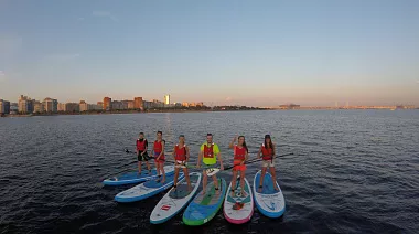 SUP-прогулка в Санкт-Петербурге ''Парк 300летия"