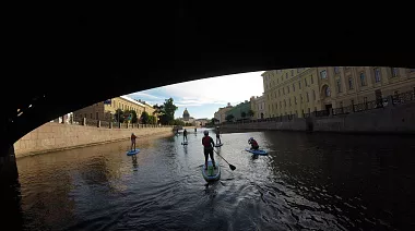 SUP-прогулка в Санкт-Петербурге "О.Новая Голландия"