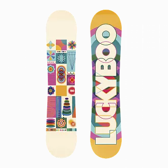 Детский сноуборд LUCKYBOO - CREAM (ростовка 100)