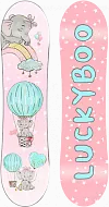 Детский сноуборд LUCKYBOO - PINK 21/22 (ростовка 90)