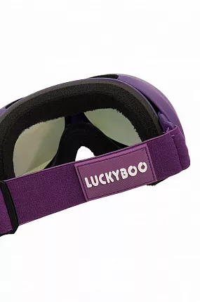 Детская горнолыжная маска LUCKYBOO L3 фиолетовый (one size) вид 4