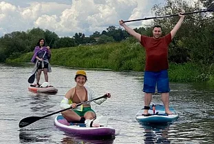 Сплав по Шерне на сапбордах