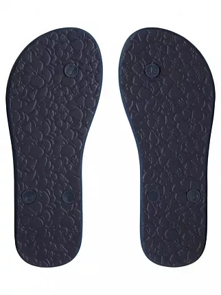 Обувь пляжная женская ROXY To The Sea Ditsy navy/white вид 3