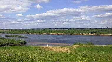 SUP-сплав по Волге под Нижним Новгородом