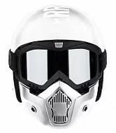 Горнолыжный шлем с маской TERRO Aviator Kit White