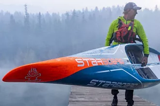 Жесткий сапборд Starboard Sprint Expedition Blue Carbon 14'0" x 29.5" (2025) вид 2