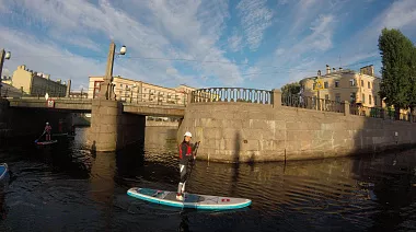 SUP-прогулка в Санкт-Петербурге "О.Новая Голландия"