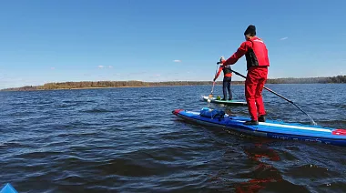 Спортивный SUP-тур по Истринскому вдхр с Сергеем Стариковым