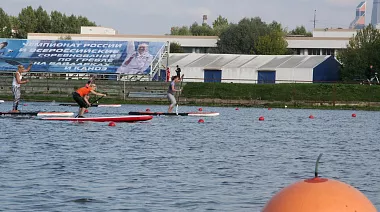 SUP на Кубке Президента по гребле на байдарках и каноэ