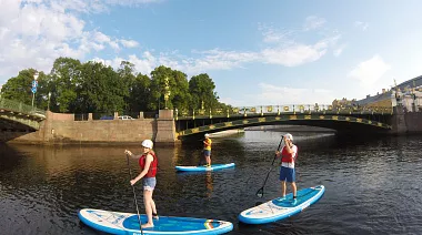 SUP-прогулка в Санкт-Петербурге "Спас на крови"