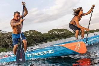 Жесткий SUP Starboard Sprint Carbon Sandwich 14'0" х 25.5" с чехлом вид 6