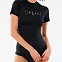 Гидрофутболка Rip Curl женская GOLDEN RAYS S/SL UV черная вид 2