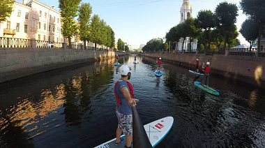 SUP-прогулка в Санкт-Петербурге "О.Новая Голландия"