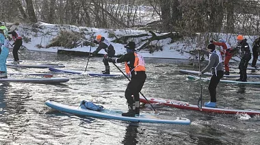 Соревнования ЗЫ-ЗЫ-ЗЫ SUP-challenge Конаково декабрь
