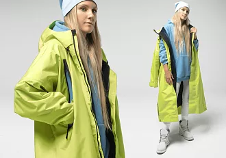 Парка TORTUGA PROLINE fit (Лимонный/Темно-синий) вид 1