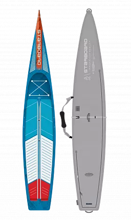 Жесткий сапборд Starboard SUP Sprint Expedition Blue Carbon 14'0" x 27.5" (2025)