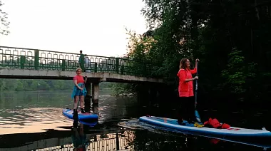 SUP-тур в Серебряный бор (Москва)