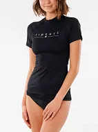 Гидрофутболка Rip Curl женская GOLDEN RAYS S/SL UV черная