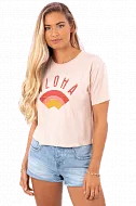 Футболка женская Rip Curl Aloha Always Crop Tee Dogwood