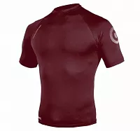 Мужской рашгард с коротким рукавом NP 23 Rise Rash Guard S/S L C5 maroon/silver print