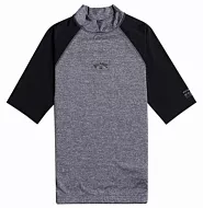 Рашгард мужской Billabong с короткими рукавами Contrast UPF 50 серый