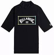 Рашгард мужской Billabong с короткими рукавами Unity UPF 50 черный