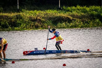 Жесткий сапборд Starboard SUP Sprint Zero 14'0" x 21.5" с чехлом (2025) вид 6