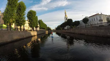 SUP-прогулка в Санкт-Петербурге "О.Новая Голландия"