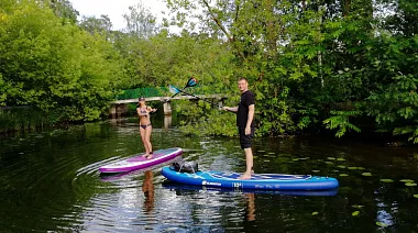 SUP-тур в Серебряный бор (Москва)