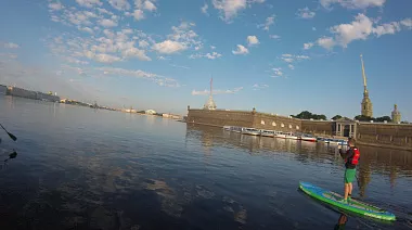 SUP-прогулка в Санкт-Петербурге ''Аврора"