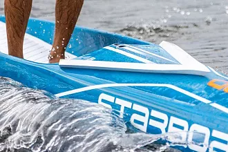 Жесткий SUP Starboard Sprint Carbon Sandwich 14'0" х 25.5" с чехлом вид 4