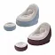 Надувное кресло с пуфиком BestWay 75053 Comfort Cruiser 100х121х86см