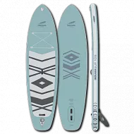 Доска SUP надувная Indiana 10'6 Family Pack misty blue с трехчастным веслом 30% карбон-стеклопластик (2025)
