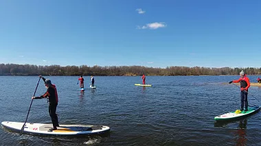 Спортивный SUP-тур по Истринскому вдхр с Сергеем Стариковым