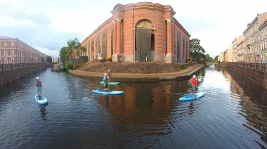 SUP-прогулка в Санкт-Петербурге "О.Новая Голландия"