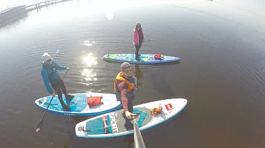 SUP-прогулка в Санкт-Петербурге ''Парк 300летия"