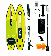 Сапборд надувной SUP Prime 11'2"x33"x6" Flow yellow (2025)