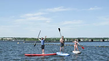 SUP-серфинг на Ежегодном Ex3mefest 2016
