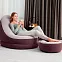 Надувное кресло с пуфиком BestWay 75053 Comfort Cruiser 100х121х86см вид 7