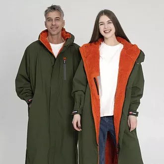 Мембранная унисекс парка RED ORIGINAL EVO с капюшоном parker green