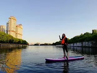 SUP-тур в Серебряный бор (Москва)
