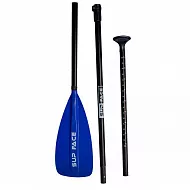 Весло для доски алюминиевое SUP face Basic (синий)