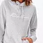 Толстовка-худи женская Rip Curl SCRIPT STANDARD HOOD (LIGHT GREY HEAT) вид 4