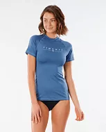 Гидрофутболка Rip Curl женская GOLDEN RAYS S/SL UV синяя
