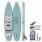 Доска SUP надувная Indiana 12'0"x33"x6" Family Pack misty blue с трехчастным веслом 30% карбон-стеклопластик (2025)