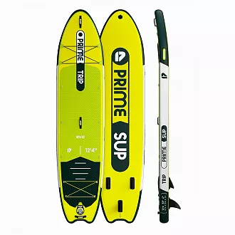 Сапборд надувной SUP Prime 12'4"x33"x6" Trip yellow (2025) вид 1