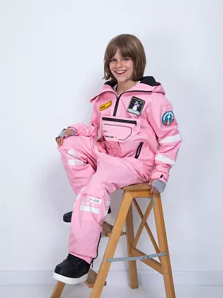 Комбинезон детский LUCKYBOO Astronaut series унисекс розовый вид 6