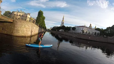 SUP-прогулка в Санкт-Петербурге "О.Новая Голландия"