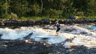 Тренировка к гонке Zavidovo SUP Challenge c Ольгой Блохиной